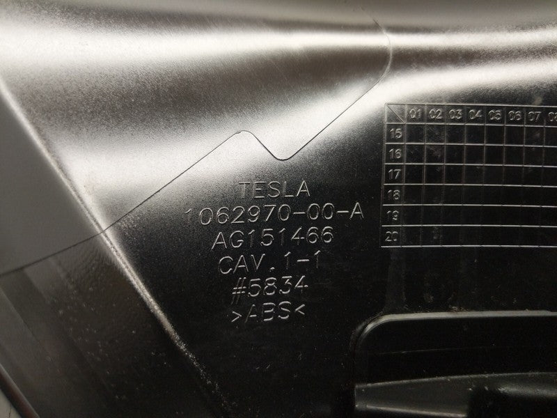 ⭕ 16-25 Model X Rear Right 2nd Row Seat Monopost Inner Cover Trim 1062