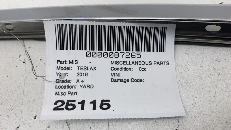 ⭕ 2016-2018 Tesla Model X Door Chrome Upper Molding Bright Right RH 10