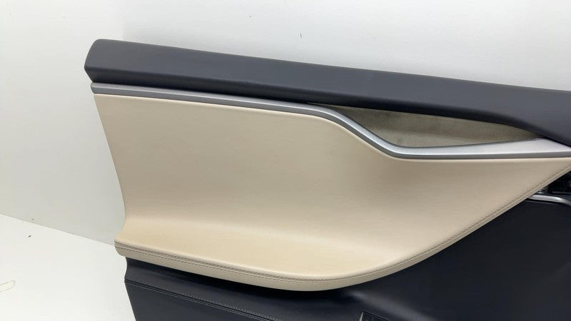 ⭕ 12-20 Tesla Model S Front Driver Side Interior Door Panel Trim Card Cover Left