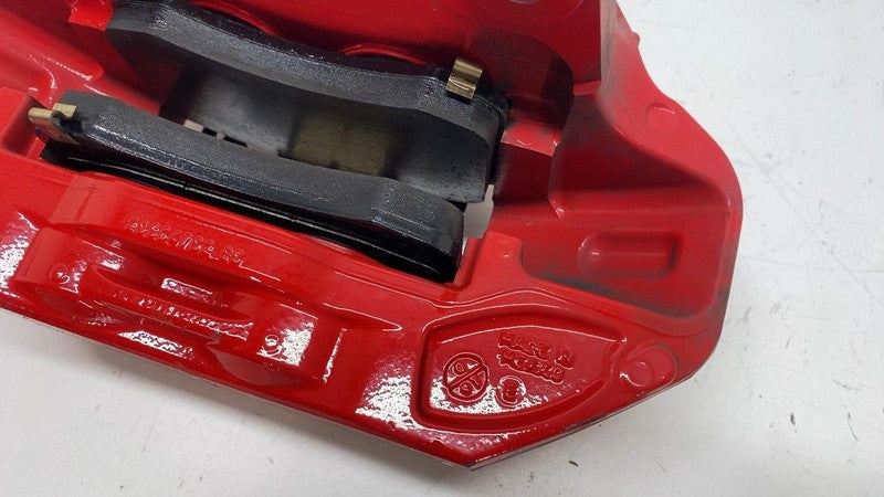 ⭕2020-2024 Tesla Model Y Front Right Caliper Red w/ Brake Hose Line 11