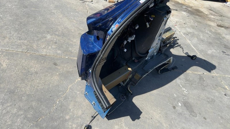 ⭕ 16-20 Tesla Model X Rear Quarter Fender Frame Panel Cut Out Left Blue - PPSB