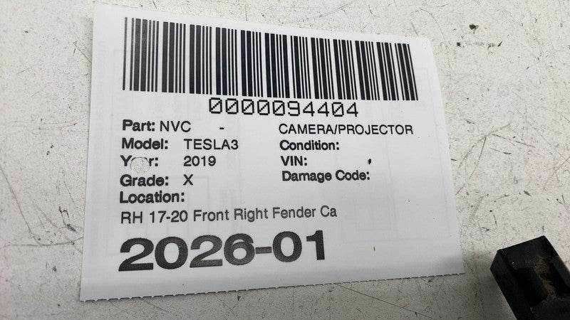 ⭕17-20 Tesla Model 3 Front Right Repeater Turn Signal Fender Camera 11