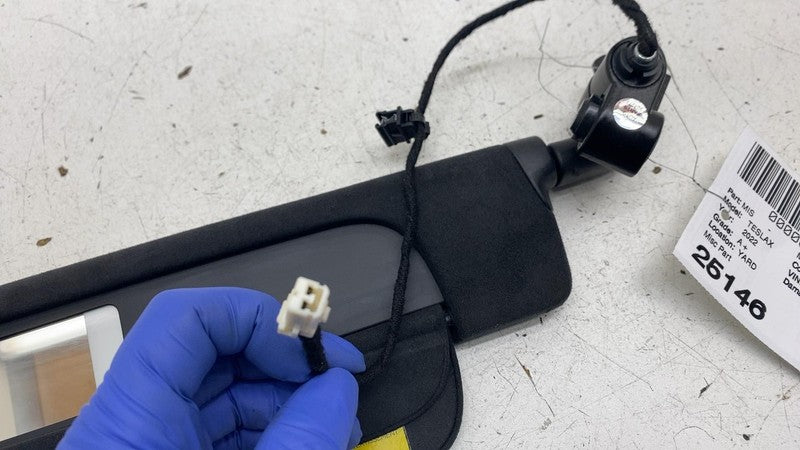 ⭕ 16-25 Tesla Model X Front Passenger Side Windshield Sun Visor Sunvis