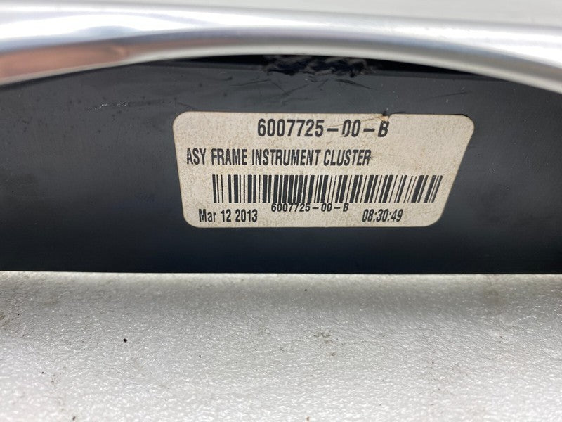 6007725 00 B ⭕ 2012-2015 Model S Speedometer Instrument Cluster Trim Bezel Frame 6007725-00-B