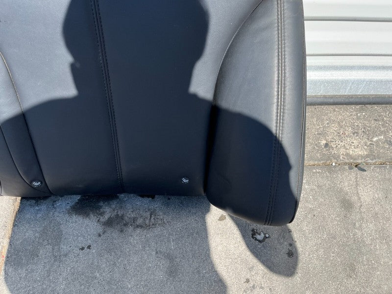 2012-2015 Tesla Model S Rear 2nd Row Seat Upper Cushion w/ Bolster Leather Black