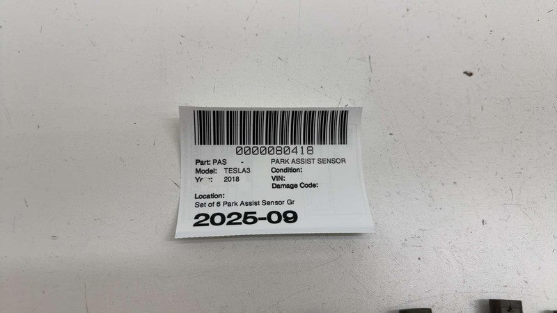 1127503-12-C ⭕ 2017-2023 Tesla Model 3 M3 Bumper Park Assist Sensor 1127503-12-C/1127502-12-C