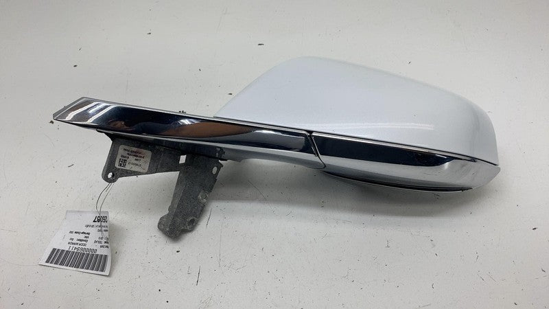 ⭕12-15 Tesla Model S Left Exterior Rear View Door Mirror White PPSW 60
