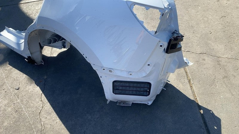⭕ 2020-2023 Tesla Model Y Rear Left Quarter Panel Structural Cutout White PPSW