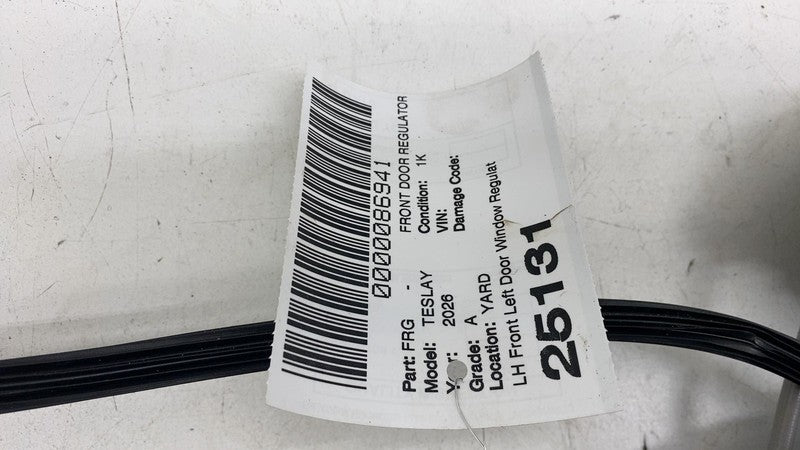 ⭕ 25-26 Model Y Front Left Door Window Regulator & Motor w/ Carrier 19