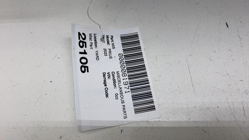 6474047400 ⭕ 23-24 Toyota Prius Rear Left Trunk Side Quarter Panel Trim Cover 64740-47400