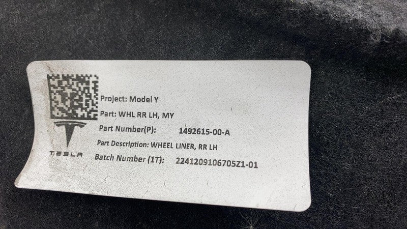 ⭕2020-2024 Tesla Model Y Rear Left Wheel Fender Liner Splash Shield 14