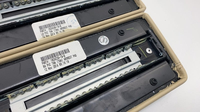 2012-2015 Tesla Model S MS PAIR Left & Right Center Console Armrest Pa