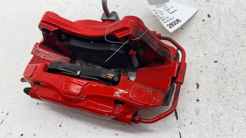 ⭕ 2016-2020 Tesla Model X Rear Caliper w/ Brake Hose Line Right Red 10