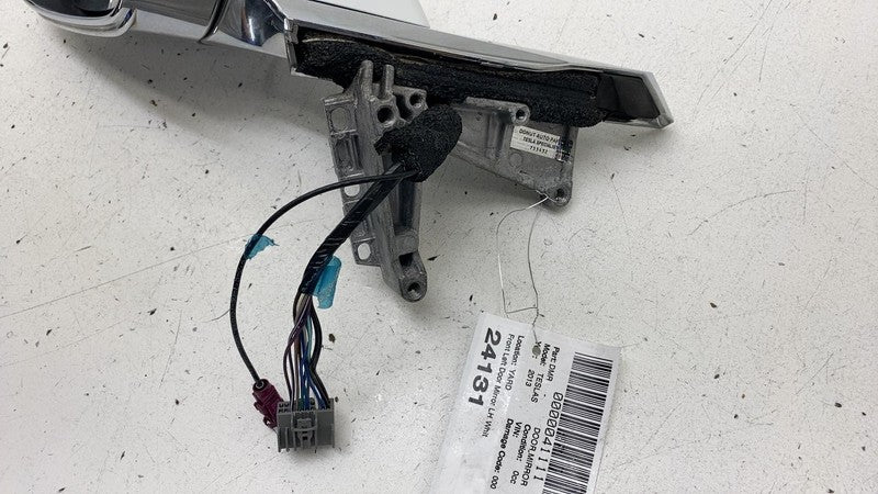 6005864-00-F ⭕12-15 Tesla Model S Left Exterior Rear View Door Mirror White PPSW 6005864-00-F