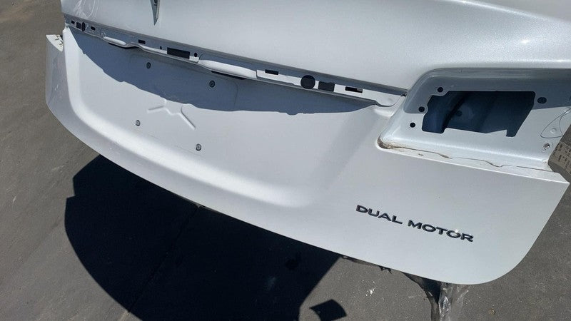 ⭕ 16-20 Model S MS Rear Tailgate Panel w/ Liftgate Glass White PPSW 60