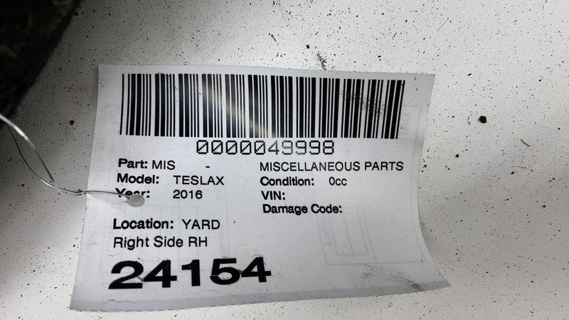 2016-2020 Tesla Model X Rear Left Inner Fender Wheel Liner Splash Guard Shield