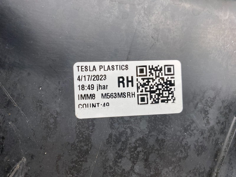 1564690 00 B ⭕ 21-23 Model S Front Bumper Cover Wheelhouse Liner Air Duct Right 1564690-00-B