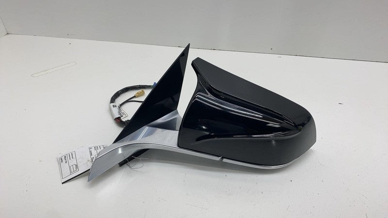 ⭕ 17-20 Model 3 Left Exterior Rear View Door Mirror LH White - PPSW 11
