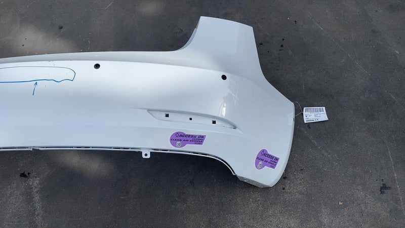 ⭕ 2017-2022 Tesla Model 3 Rear Bumper Cover w/ Park Sensor Holes Assy White PPSW