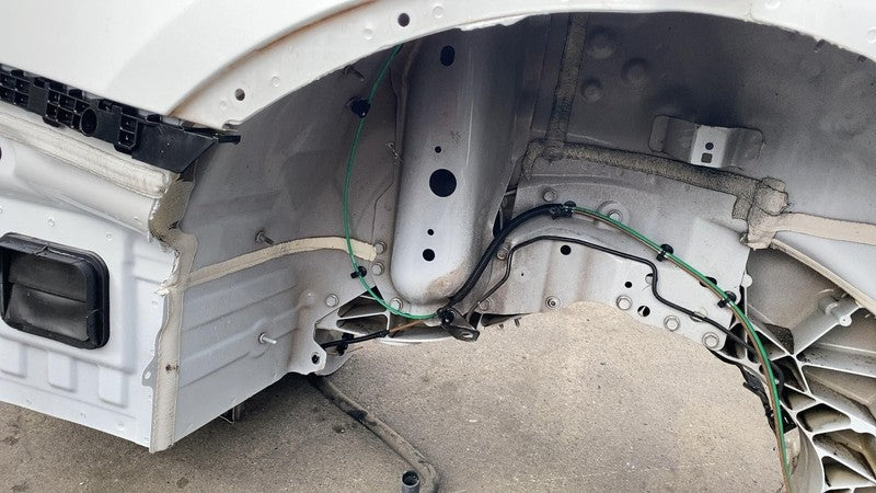 ⭕ 16-20 Tesla Model X Rear Passenger Side Quarter Panel Cutout Right White PPSW