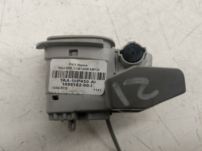 ⭕ 2017-2022 Tesla Model 3 M3 Rear Driver Side Headliner Coat Hook Hanger Left LH