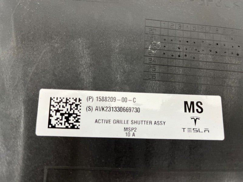 ⭕21-25 Tesla Model S Front Air Duct Active Grille Shutter Deflector 15