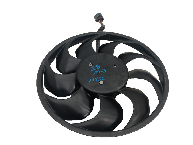 KD954002 ⭕ 2017-2022 Tesla Model 3 Radiator Cooling Fan (9-Blade) w/ Motor Plug Assembly