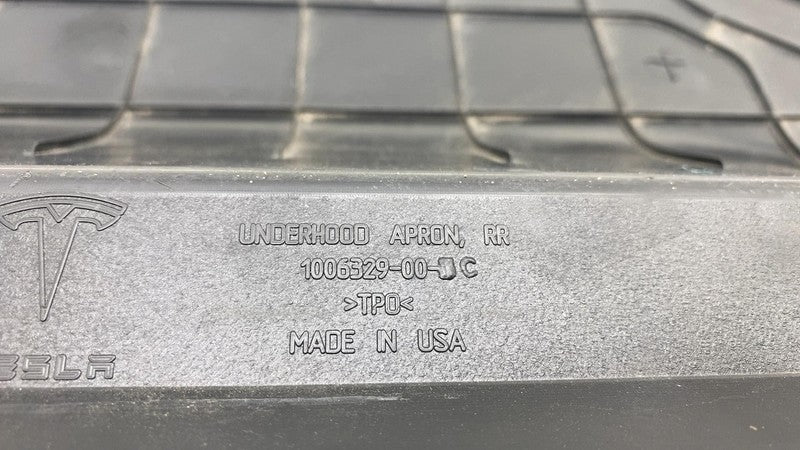 ⭕12-15 Model S Rear Underhood Apron Windshield Cowl Vent Cover Trim 10