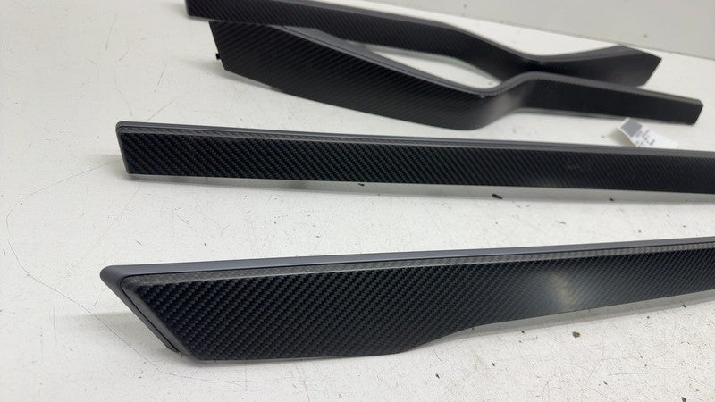 ⭕ 16-20 Tesla Model X SET of Front & Rear Left & Right Door Molding Tr