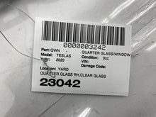 ⭕ 16-20 Tesla Model S MS Rear Driver Side Quarter Window Glass Left 1051820-00-A