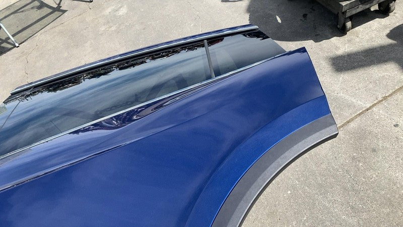⭕ 16-24 Tesla Model X Rear Left Falcon Door Shell Panel Blue - PPSB 10
