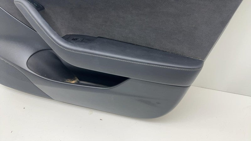 ⭕ 21-23 Model 3 Front Passenger Side Interior Door Panel Trim Card Right White