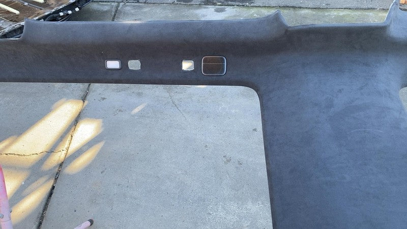 2022-2024 Rivian R1S Roof Headliner Microfiber Suede w/ Panoramic Sunroof Black