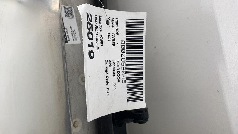 ⭕ 24-25 Tesla Cybertruck Rear Passenger Side Door Shell Panel Right 18