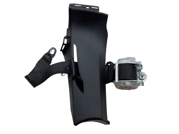 ⭕ 12-20 Model S Rear Right Seat Belt Retractor w/ C-Pillar Mid Trim 1023136-00-A