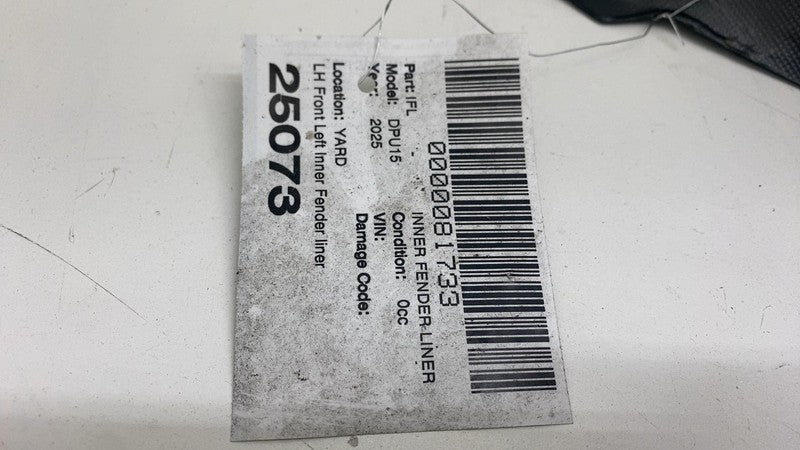 LYAP-X1547-1L ⭕ 2025 Ram 1500 Front Left Wheel Inner Fender Liner Splash Shield LYAP-X1547-1L