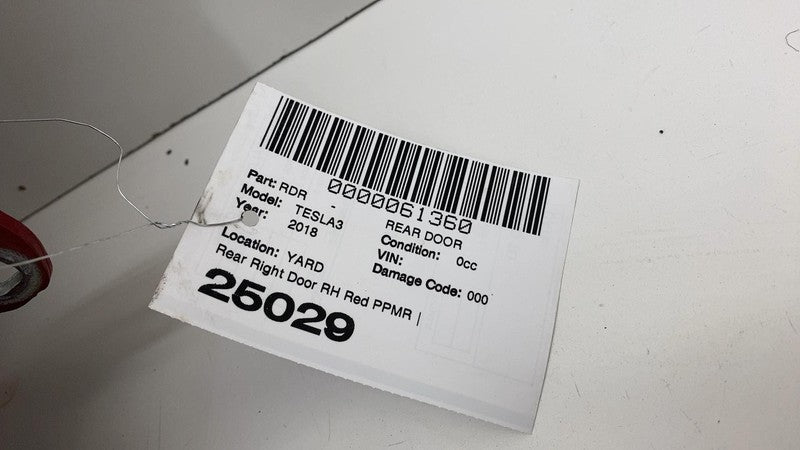 ⭕ 2017-2020 Tesla Model 3 Rear Passenger Side Door Shell Panel Right R