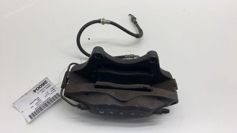2012-2020 Tesla Model S MS Front Driver Side Caliper w/ Brake Hose Line Left LH