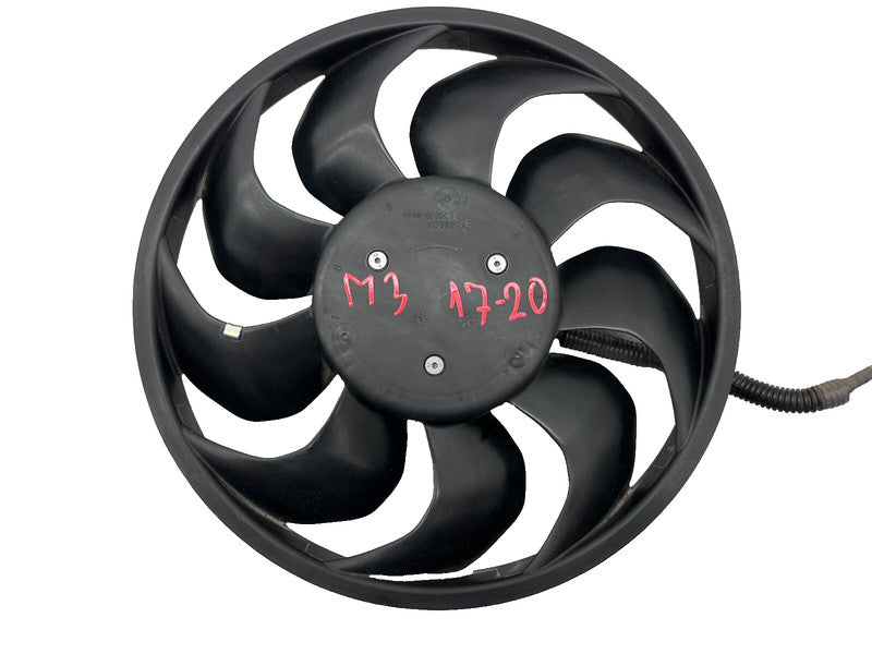 ⭕ 2017-2020 Tesla Model 3 Radiator Cooling Fan (9-Blade) w/ Motor Plug Assembly