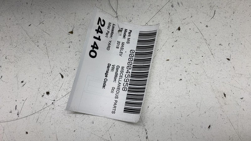 ⭕ 2017-2022 Maserati Levante Left Engine Air Filter Box Housing Assy 6