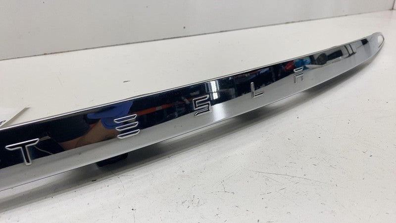 ⭕ 2012-2015 Model S MS Rear Trunk Lid Liftgate Applique Chrome Trim Mo