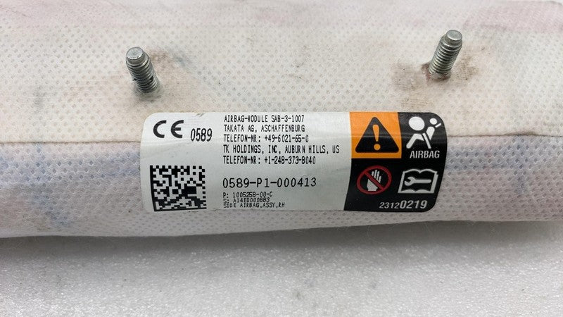 ⭕ 2012-2017 Tesla Model S MS Front Passenger Side Seat Airbag Right 10