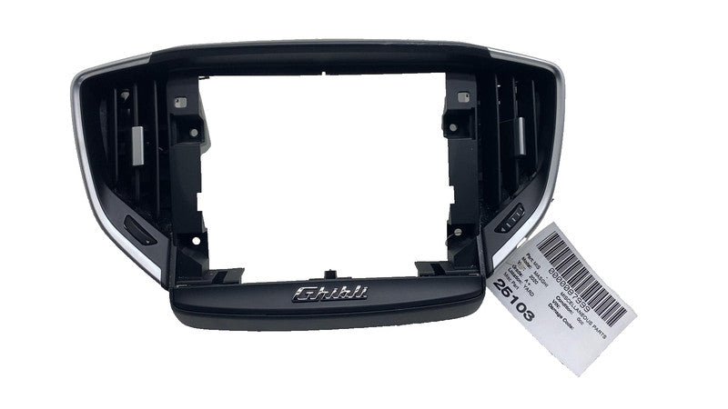 670066392 ⭕ 17-20 Maserati Ghibli Front Dash Center Display Screen Bezel Panel 670066392