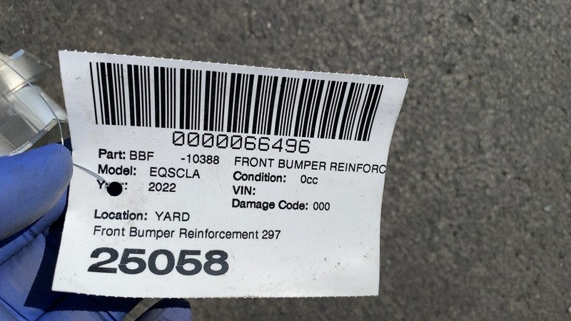 A 297 620 24 00 ⭕ 22-24 EQS 450+ V297 Front Bumper Reinforcement Impact Bar Beam OEM A2976202400