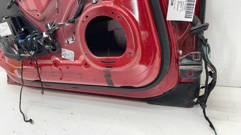 ⭕ 12-15 Tesla Model S Front Driver Side Door Shell Panel Left Assembly Red PPMR