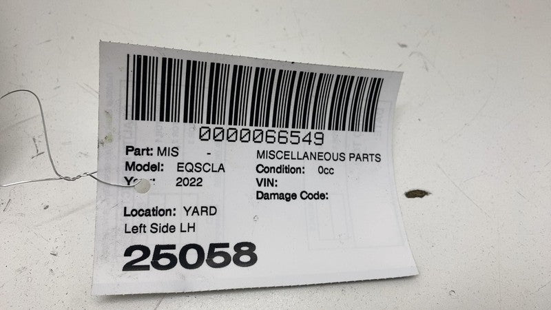 A 297 625 47 00 ⭕ 22-23 Mercedes EQS 450+ Front Left Fender Apron End Rail Bracket A2976254700