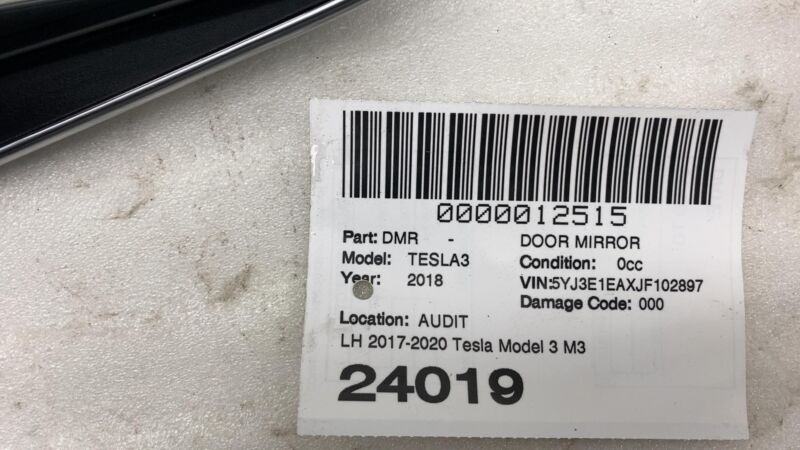 Does not apply ⭕ 2017-2020 Tesla Model 3 M3 Left Exterior Rear View Door Mirror LH Red - PPMR