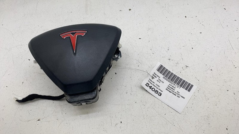 102338101F ⭕ 12-15 Model S MS Steering Wheel Airbag Leather Safety Restraint 1023381-01-F