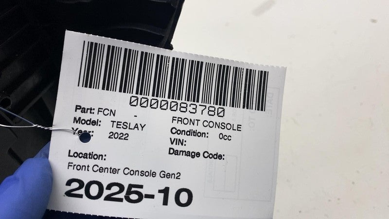 ⭕ 21-24 Model Y MY Front Center Console Armrest Cupholder Assy GEN2 16