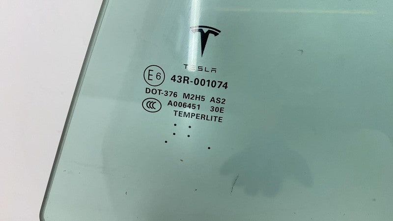 ⭕ 2012-2020 Tesla Model S MS Rear Driver Side Door Window Glass Left L
